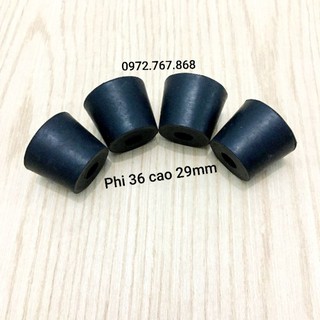 (50 Cái) Chân cao su phi 36mm cao 29mm