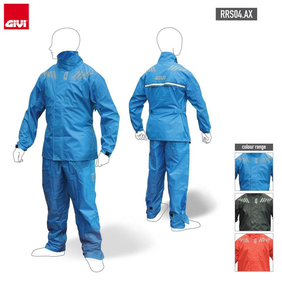 ÁO MƯA BỘ GIVI RRS04 FULL XANH