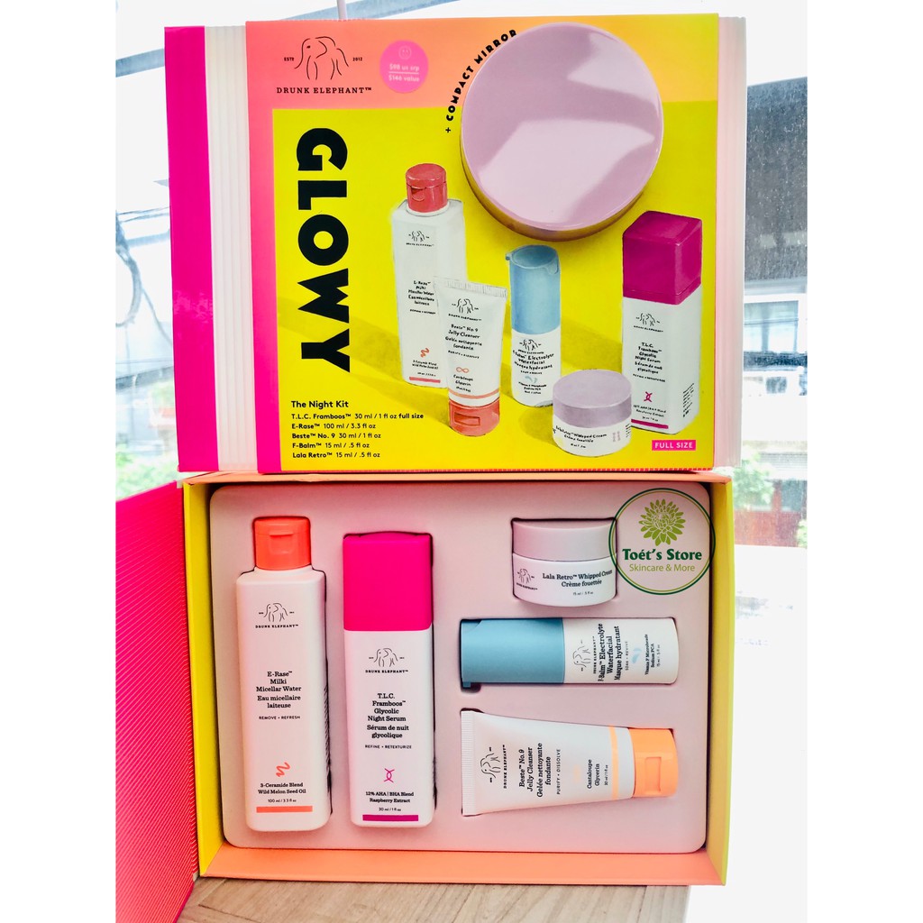 [BILL US] Set dưỡng da đủ món Drunk Elephan Glowy - The Night Kit