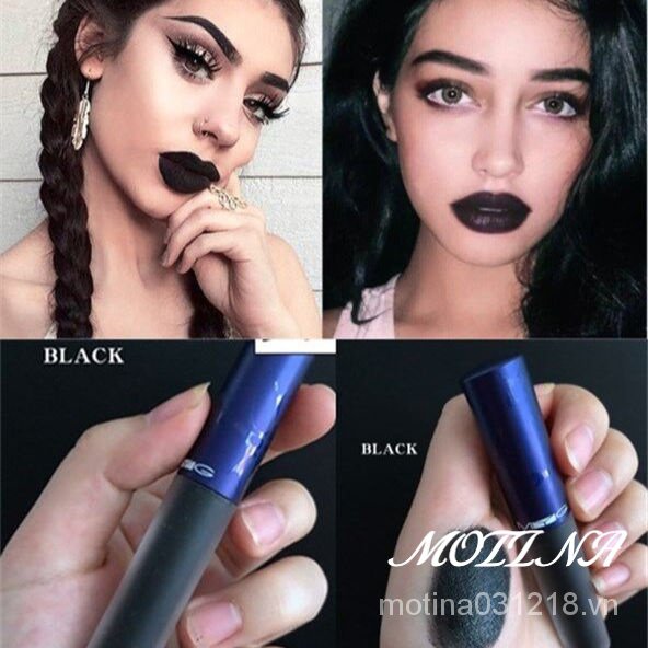 Son kem lì trang điểm tông màu tối đậm dành cho hóa trang halloween