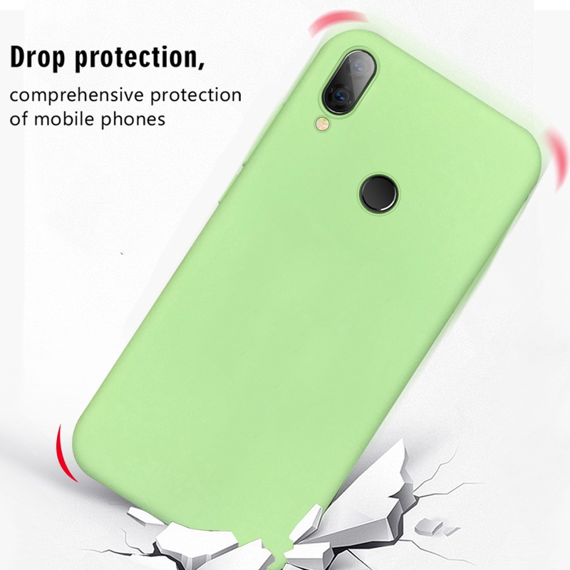 Ốp điện thoại silicon TPU siêu mỏng chống sốc màu sắc ngọt ngào cho Xiaomi 6X A2 Mi8 Mi9 Redmi 6A 7 Note 5 6 7 Pro