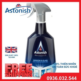 Chai xịt lau kính astonish glass cleaner c6950 750ml anh quốc