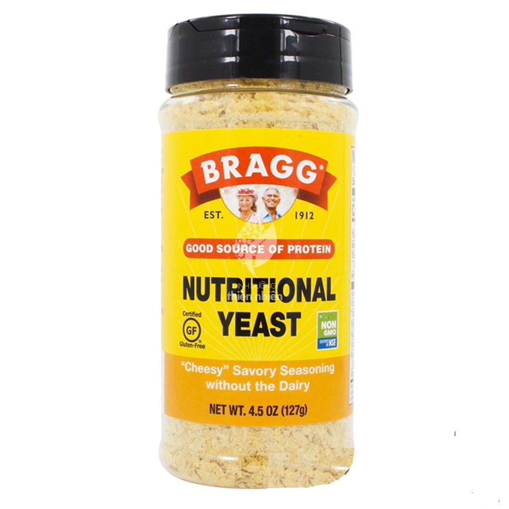 Men Dinh Dưỡng hiệu Bragg Nutritional Yeast Seasoning 127g