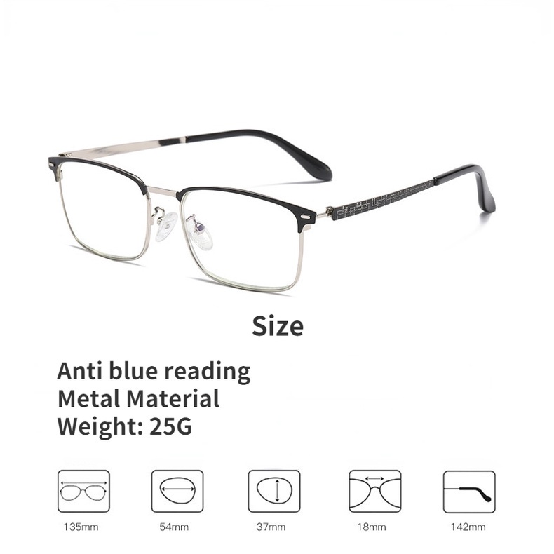 Kính chống bức xạ nam chất lượng cao Kính máy tính chống ánh sáng xanh