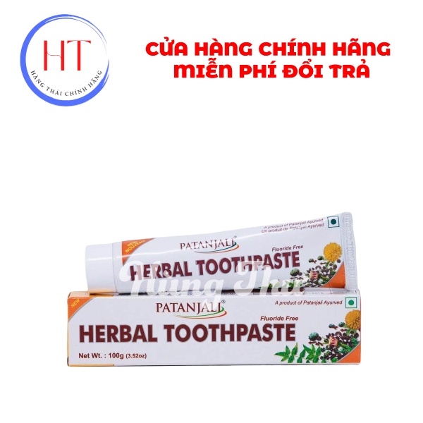 Kem đánh răng thảo dược Patanjali Ấn Độ 100g