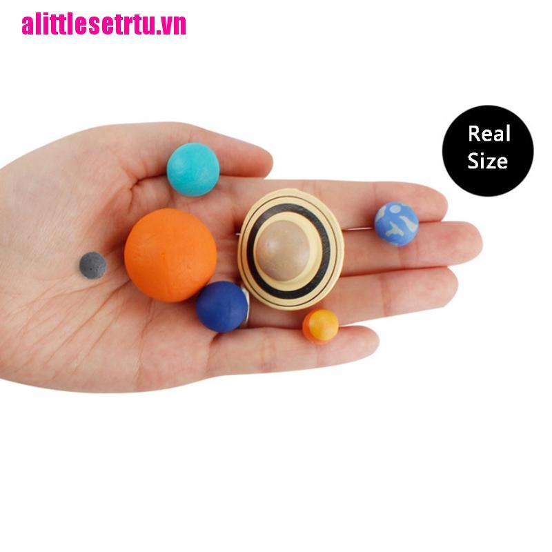 Bộ 9 Mô Hình Hệ Mặt Trời Bằng Nhựa Dùng Trang Trí