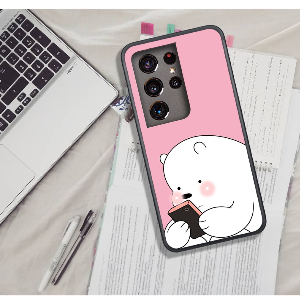 Ốp Lưng SamSung S20 FE - S21 FE . In Hình Gấu Bắc Cực Cute.
