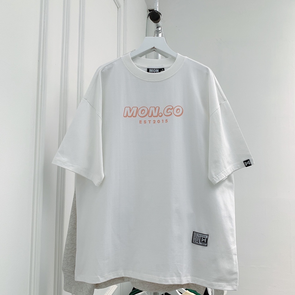 SS2 Áo thun nam nữ cotton 4 chiều mềm mát - basic tee MON.CO nhiều màu có size