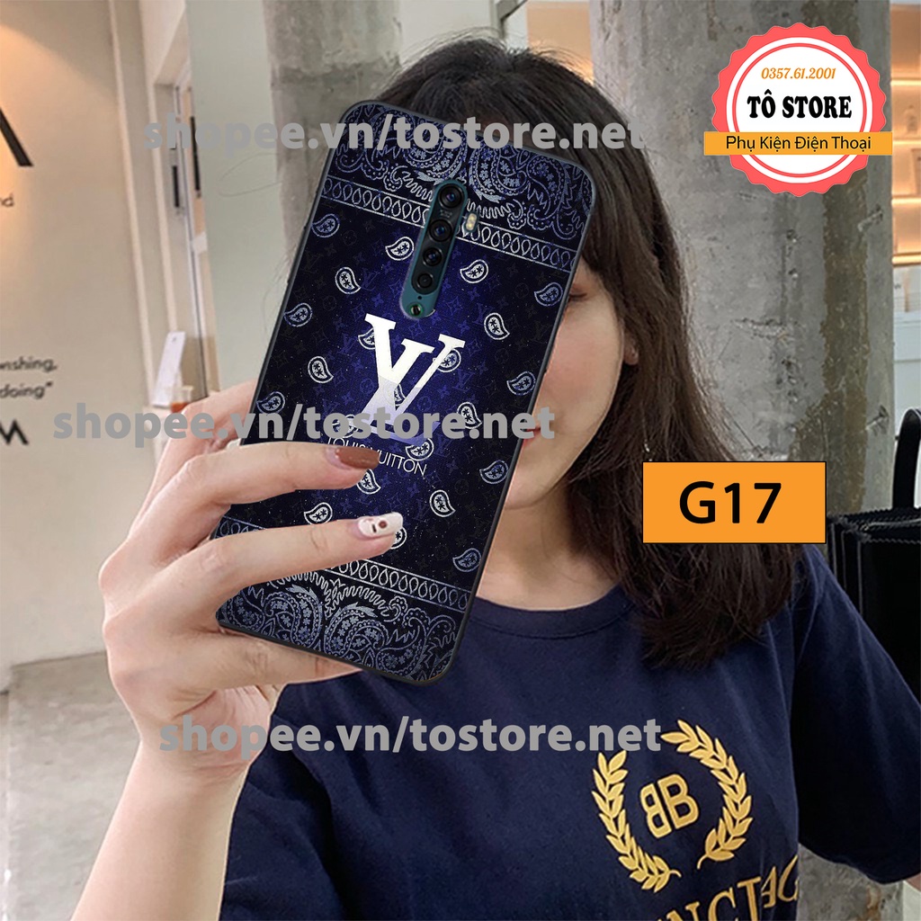 Ốp lưng Oppo Reno / Oppo Reno 2 / Oppo Reno 2F in hình GC/LV/DIOR cao cấp, chất lượng