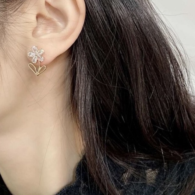Khuyên tai nữ đính đa phong cách, đáng yêu
