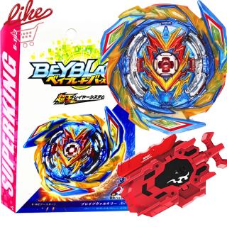 Super King Booster B163 Brave Valkyrie with Rubber with LR Launcher Beyblade Burst Set Kid Toys