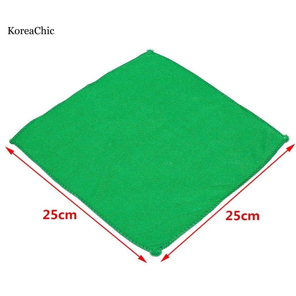 Set 10 khăn lau xe hơi mềm mại kích thước 25x25cm