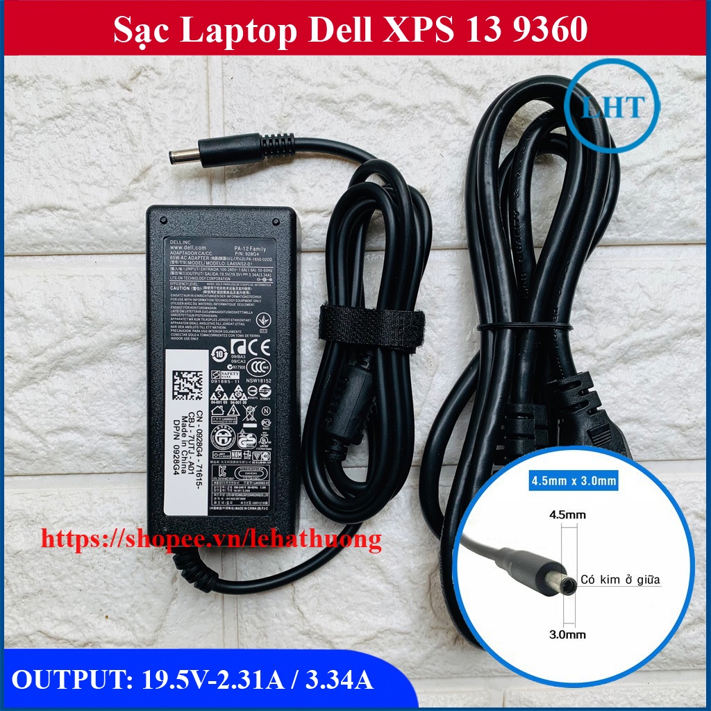 ⚡️[Sạc zin] Sạc Laptop Dell XPS 13 9360 có đèn báo