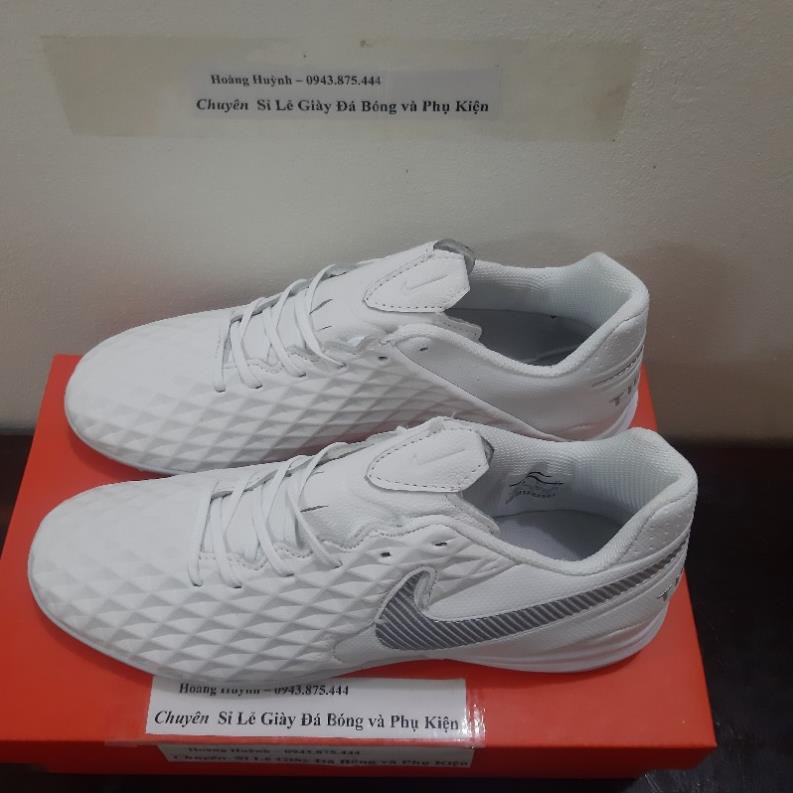 𝐓ế𝐭 giảm sâu 12-12 Giày đá bóng Tiempo Legend VIII Pro TF Trắng ` ^ ! !