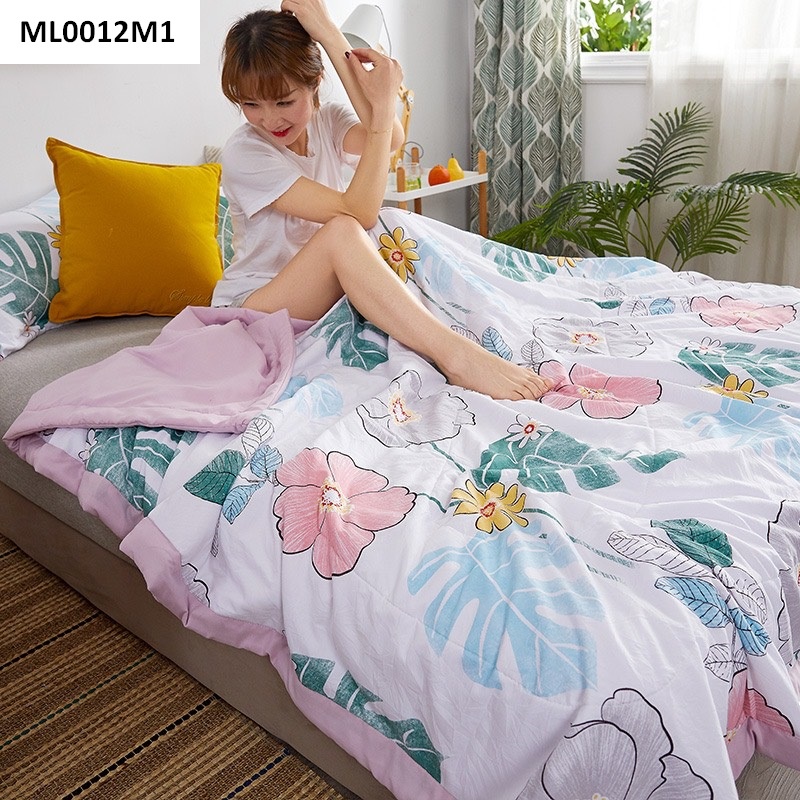 ML0012- Chăn điều hòa chất cotton thiên nhiên 180*220cm