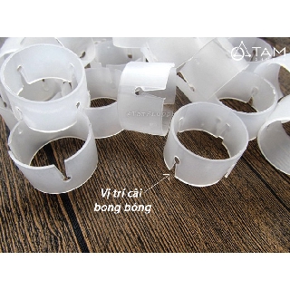 Set 10 khoen nhựa gắn 4 bong bóng tạo hình PA-PKTTB-08