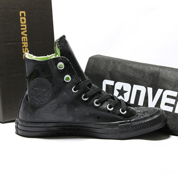 Giày Converse rubber cao cổ đen CCRD01