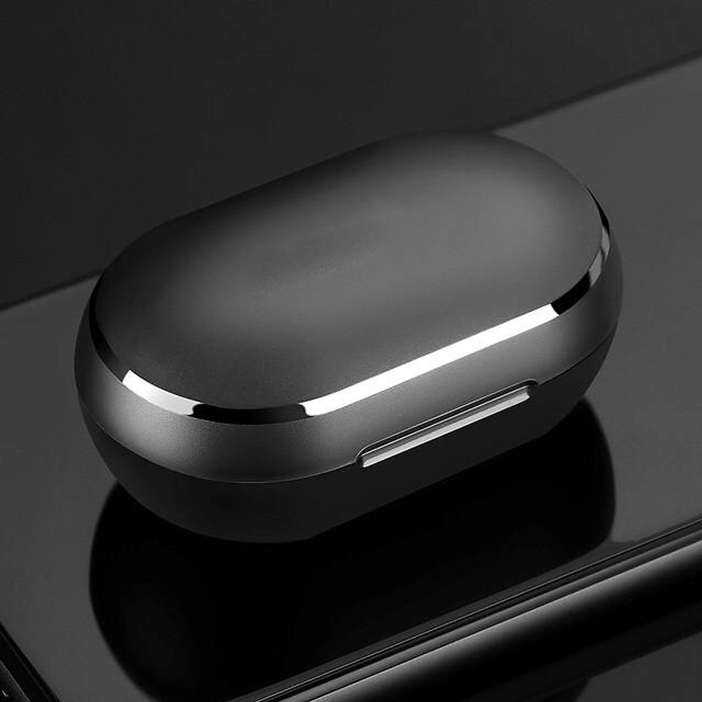 Tai nghe Bluetooth V5.0 True Wireless Earbuds điều khiển cảm ứng hỗ trợ nghe đơn hoặc đôi 2 bên tai và micro HD chống ồn