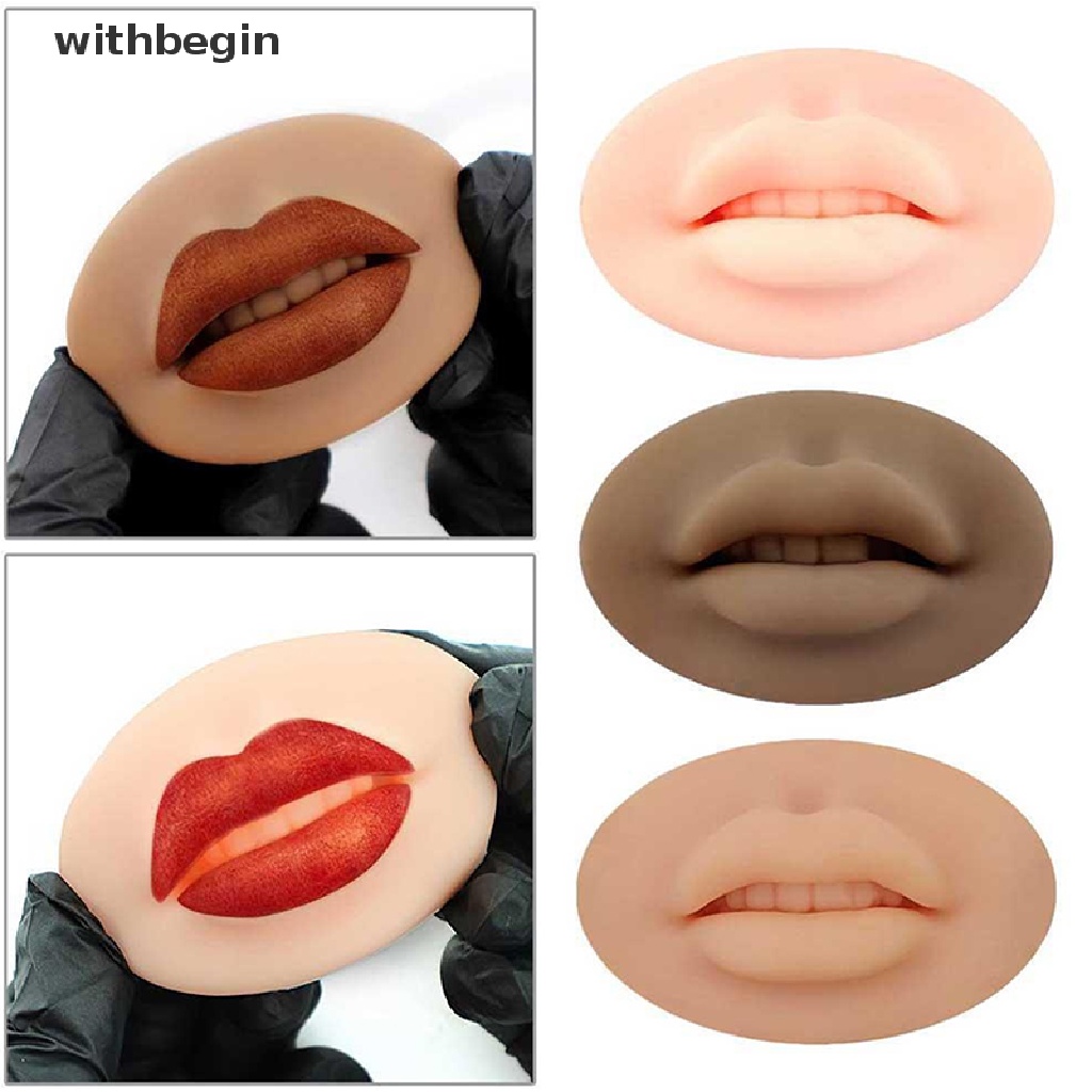 Mô Hình Mặt Môi 5D Bằng Silicone Dùng Luyện Tập Trang Điểm