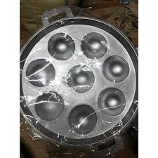 Khuôn Bánh Khọt Gang Trắng 7-12 Bánh