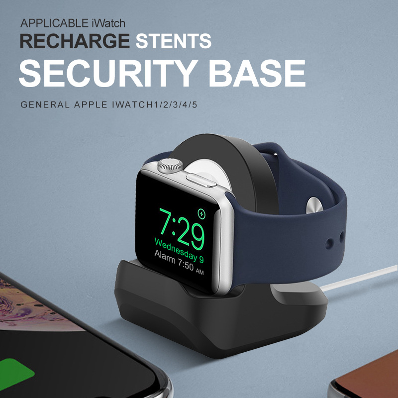 Đế Sạc Silicone Cho iwatch ultra 49mm 8 76 Se iwatch 38 / 40mm 42 / 44mm Giá Đỡ