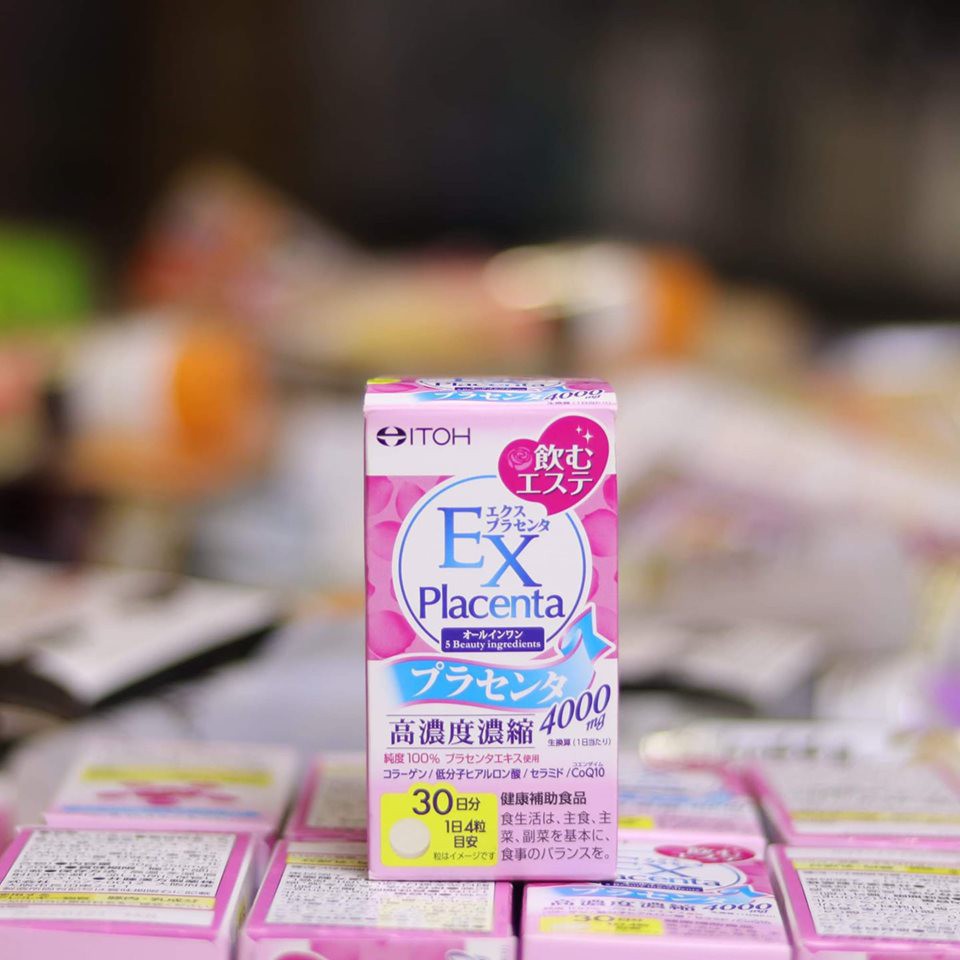 Viên Uống Đẹp Da Naris ITOH Placenta Từ Nhau Thai ITOH EX Placenta 4000mg 120 Viên
