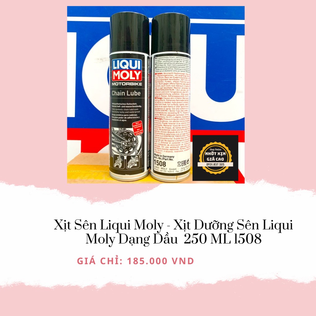 Xịt Sên Liqui Moly - Xịt Dưỡng Sên Liqui Moly Dạng Dầu  250 ML 1508