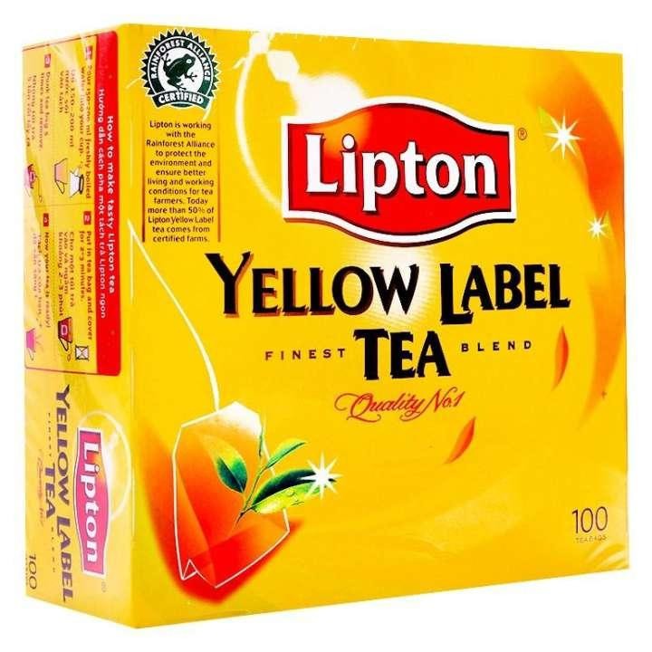 TRÀ LIPTON NHÃN VÀNG TÚI LỌC HỘP 100 GÓI