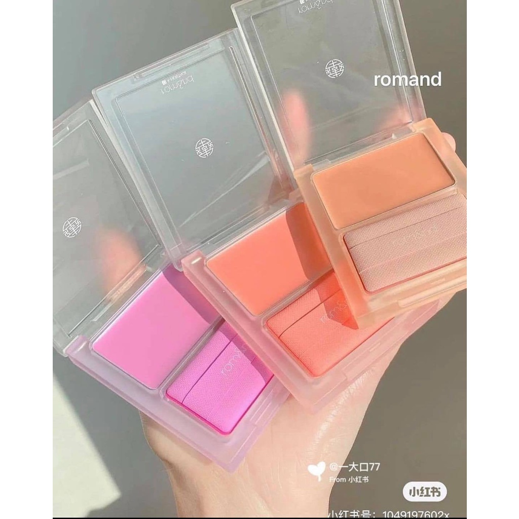 [HANBOK PROJECT] Má Hồng Dạng Kem Mềm Mịn, Lâu Trôi Romand See-Through Melting Cheek 3.5g