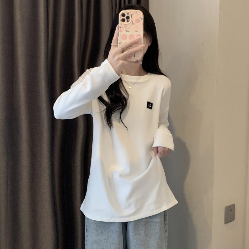 ZHELIHANGFEI Áo Thun Thể Thao Tay Dài Dáng Rộng Thời Trang Cao Cấp Dễ Phối Đồ