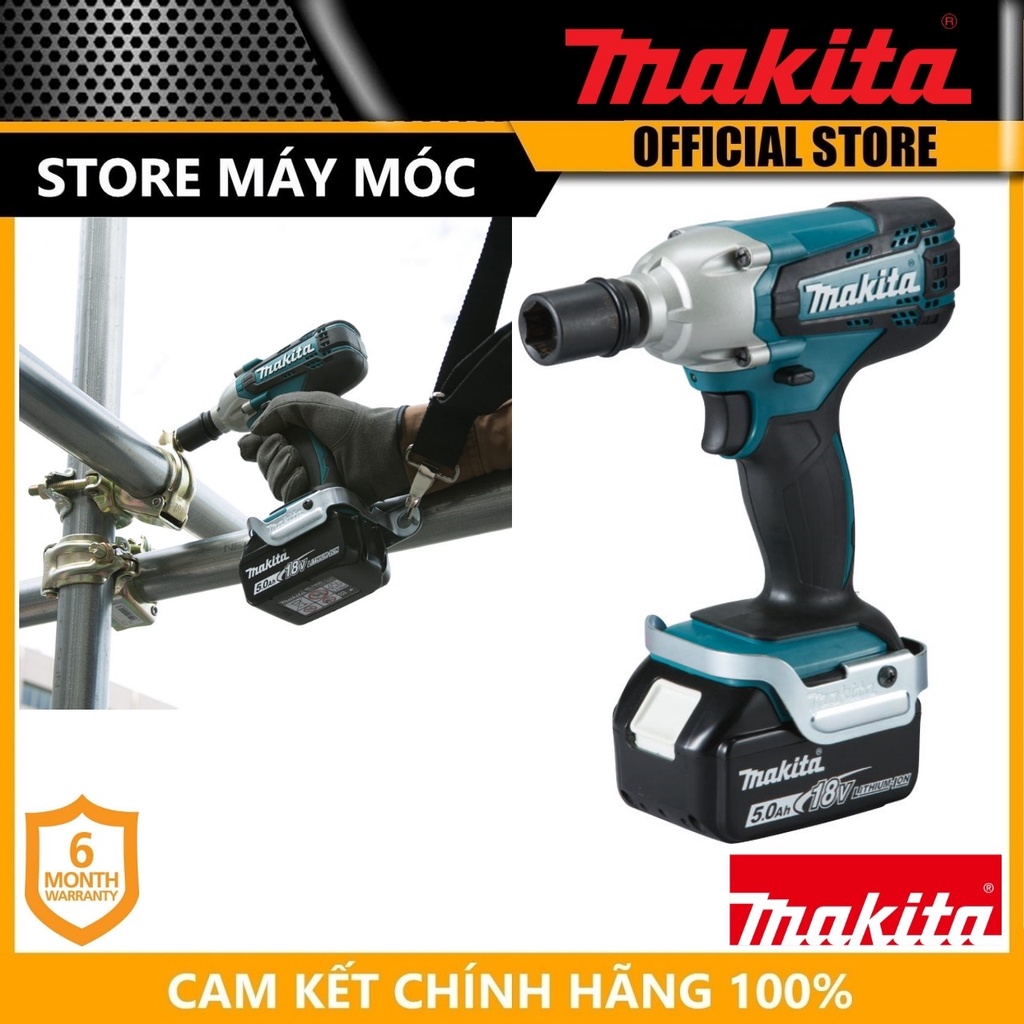 MÁY SIẾT BULONG (12.7 MM) DÙNG PIN 18V MAKITA DTW190RFJX- HÀNG CHÍNH HÃNG