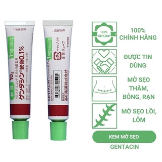 Kem Mờ Sẹo Gentacin Sulfate Ointment 0.1% (10g)