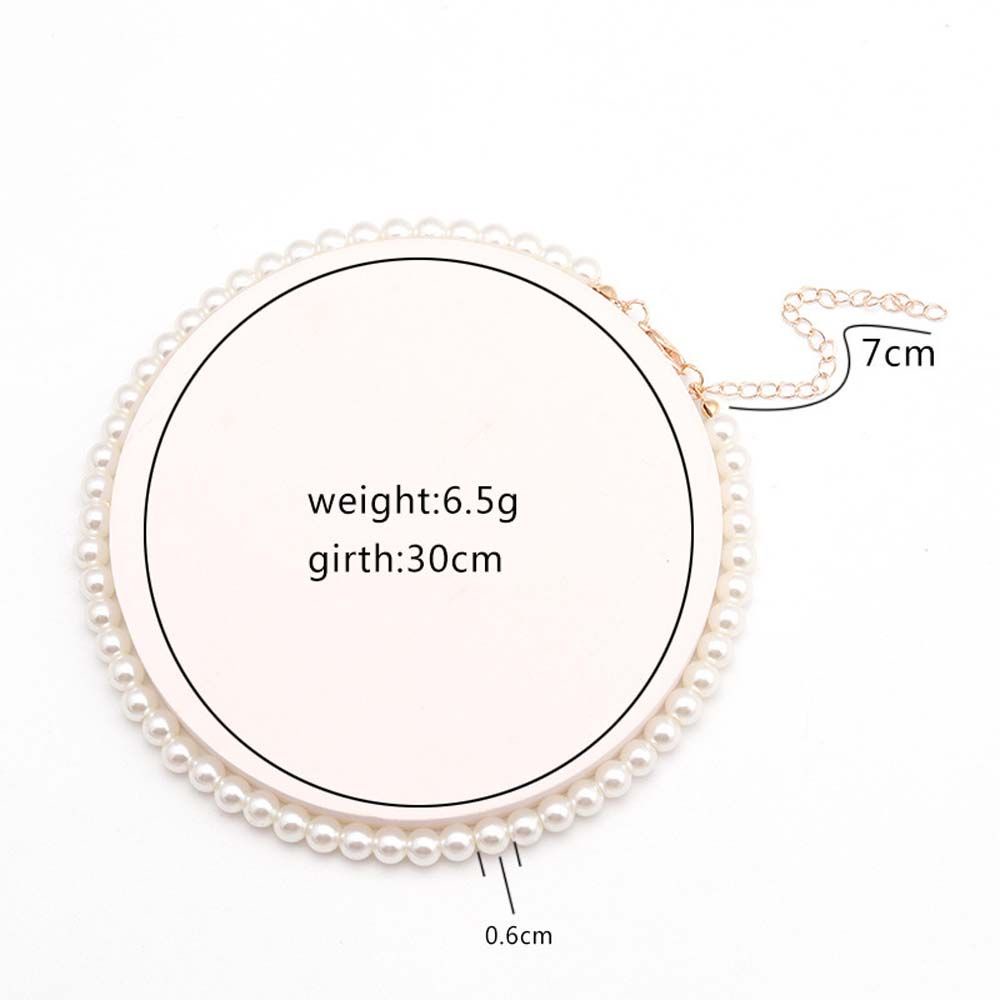 Vòng cổ choker đính hạt ngọc trai phong cách Hàn Quốc thanh lịch cho nữ