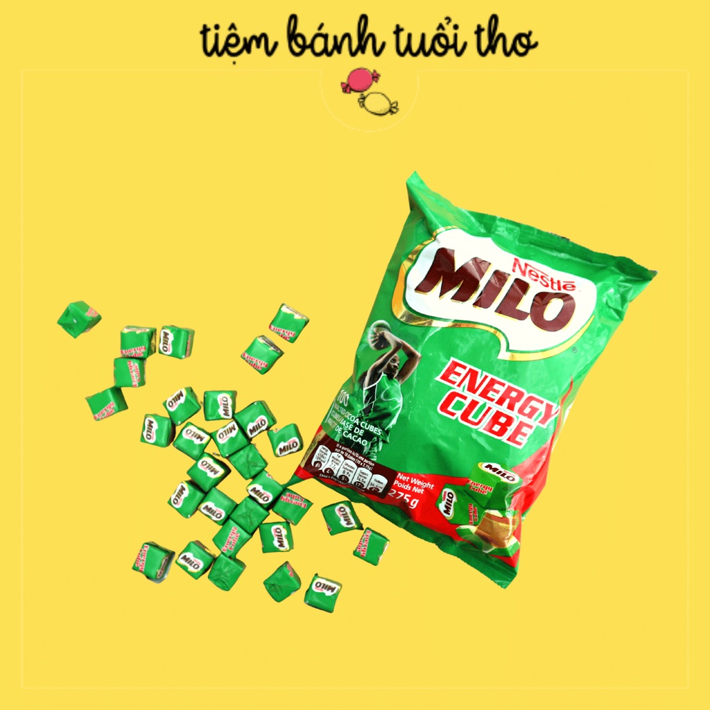 Combo Kẹo Milo Cube Thái Lan 15-50-100 Viên