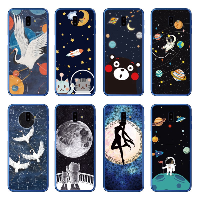 Starry Sky Bear Soft Cover Samsung Galaxy J8/J6/J4 /J2 Pro 2018 TPU Case