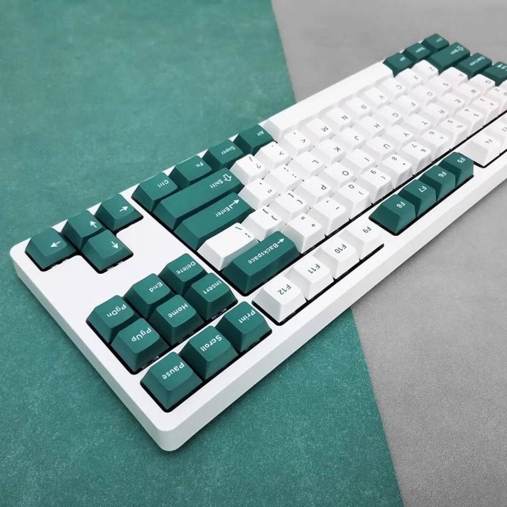 Bàn Phím Cơ Không Dây - FL-ESPORT F11G Pro Polar Night | Aqua Green | USB | 2.4Ghz | BT