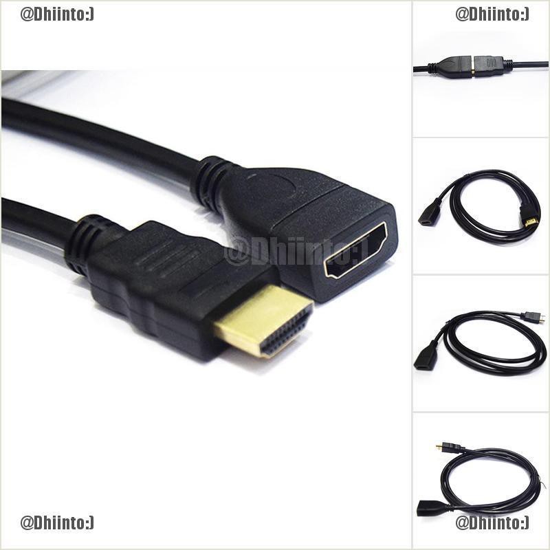 Cáp kéo dài hdmi 1080P đực sang cái cho máy chiếu Hd Tv Lcd Laptop Ps3