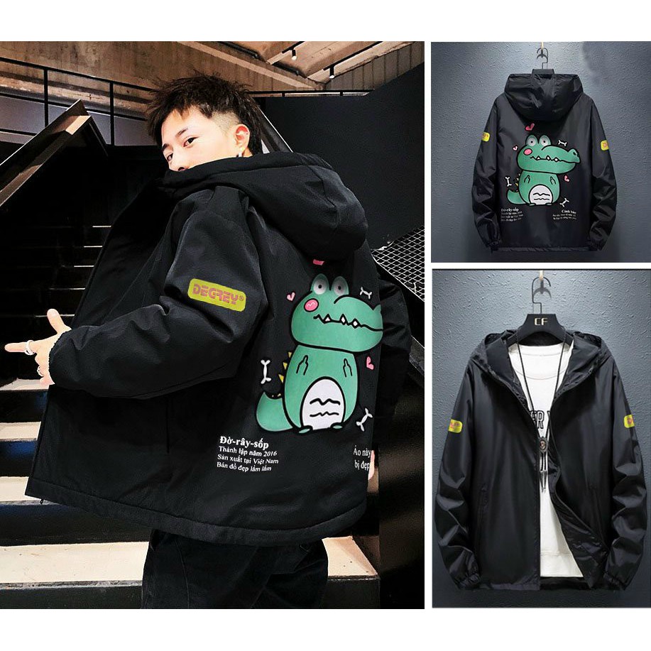áO Khoác Dù 2 lớp Nam Nữ Unisex-in D.E.R.E.Y xanh bao Hot | BigBuy360 - bigbuy360.vn