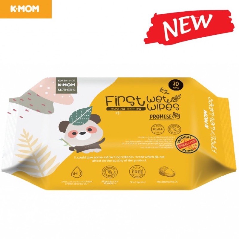 Khăn ướt cao cấp K MOM loại 70 tờ