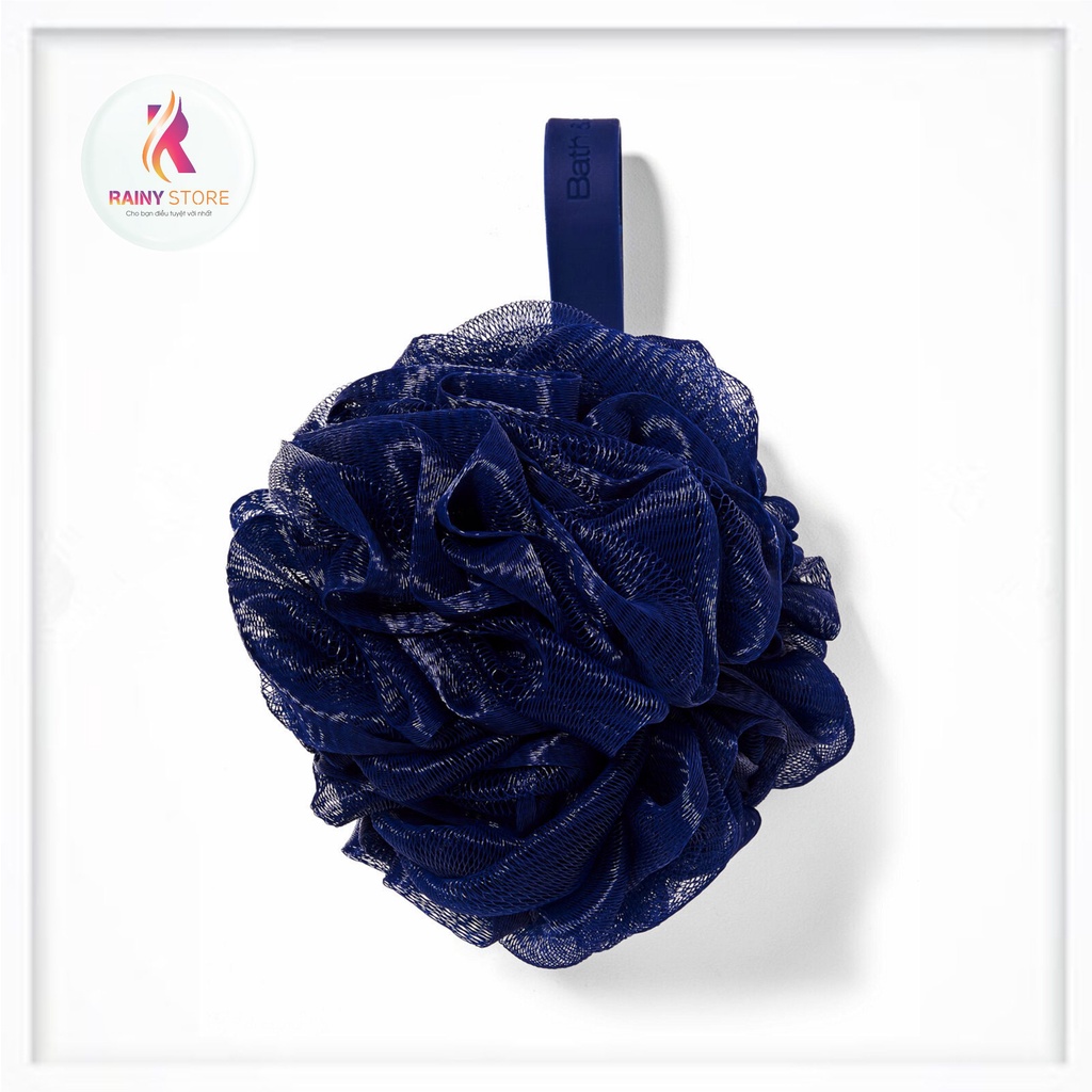 Bông tắm Bath &amp; Body Works Navy Blue Loofah