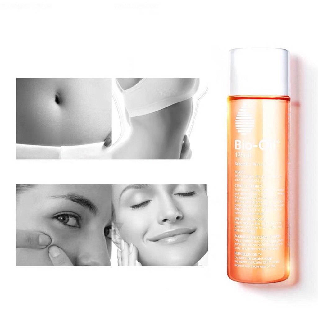Bio Oil 125ml, 60ml, 200ml, Dầu Giảm Rạn Da, Mờ Sẹo Cho Bà Bầu Trước Và Sau Sinh, Hàng Nhập Khẩu Anh