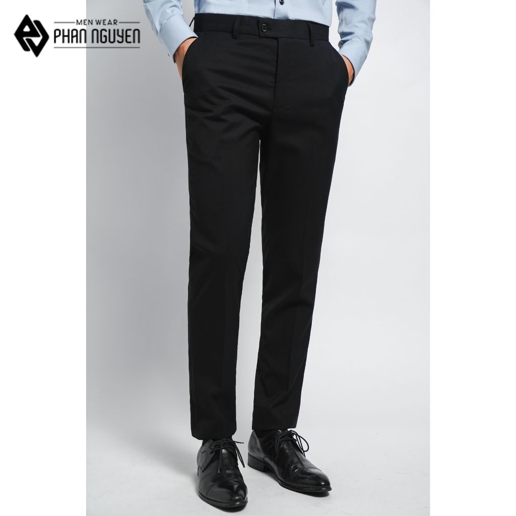 Quần Âu Dáng Slim Fit PHAN NGUYỄN Thiết Kế Form Đứng, Ôm Vừa Phải, Bền Màu, Chống Nhăn Thân Thiện Với Làn Da QVL.629