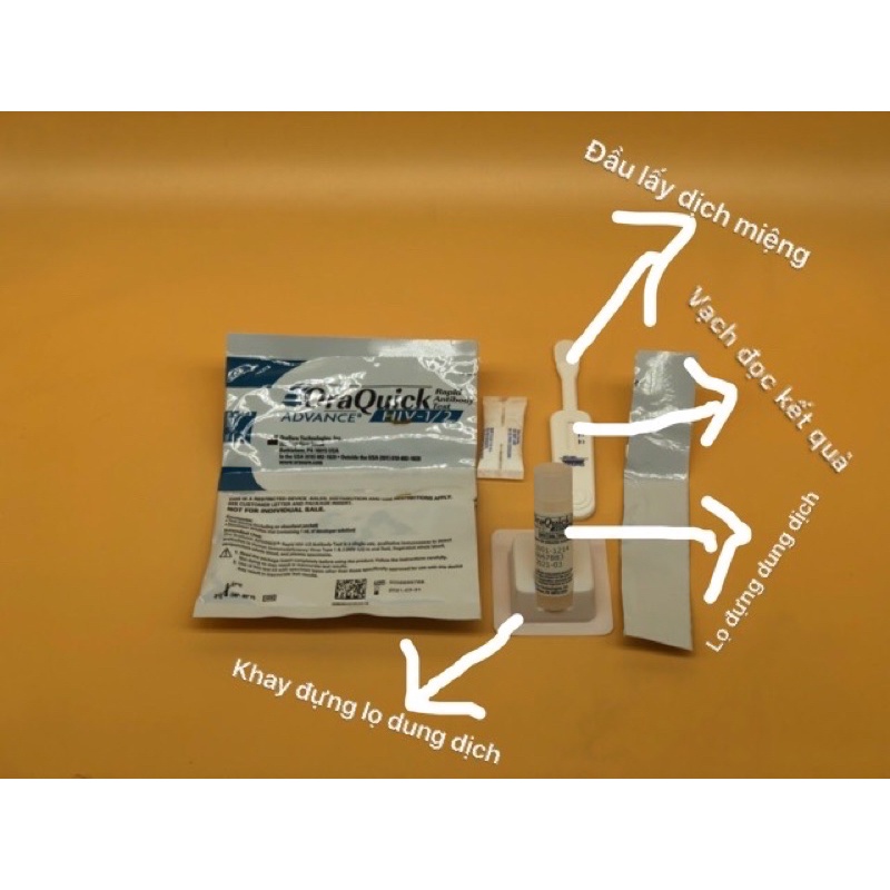 Que Test Nhanh Hiv Bằng Dịch Nước Bọt - Oral Quick An Toàn Chính Xác
