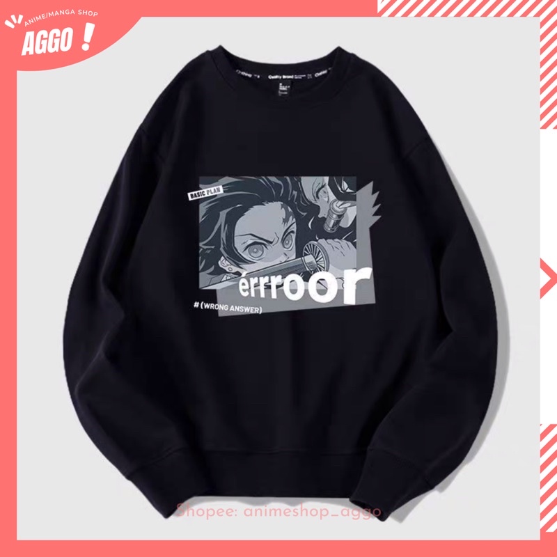 Áo Sweater Dài Tay KIMETSU NO YAIBA Siêu Đẹp | Áo  DEMON SLAYER