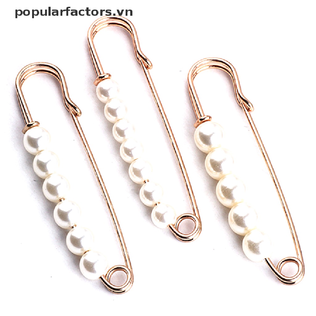 Ghim Cài Áo Đính Ngọc Trai Nhân Tạo Thời Trang