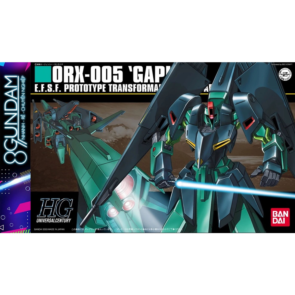 Mô Hình Lắp Ráp HG UC ORX-005 Gaplant