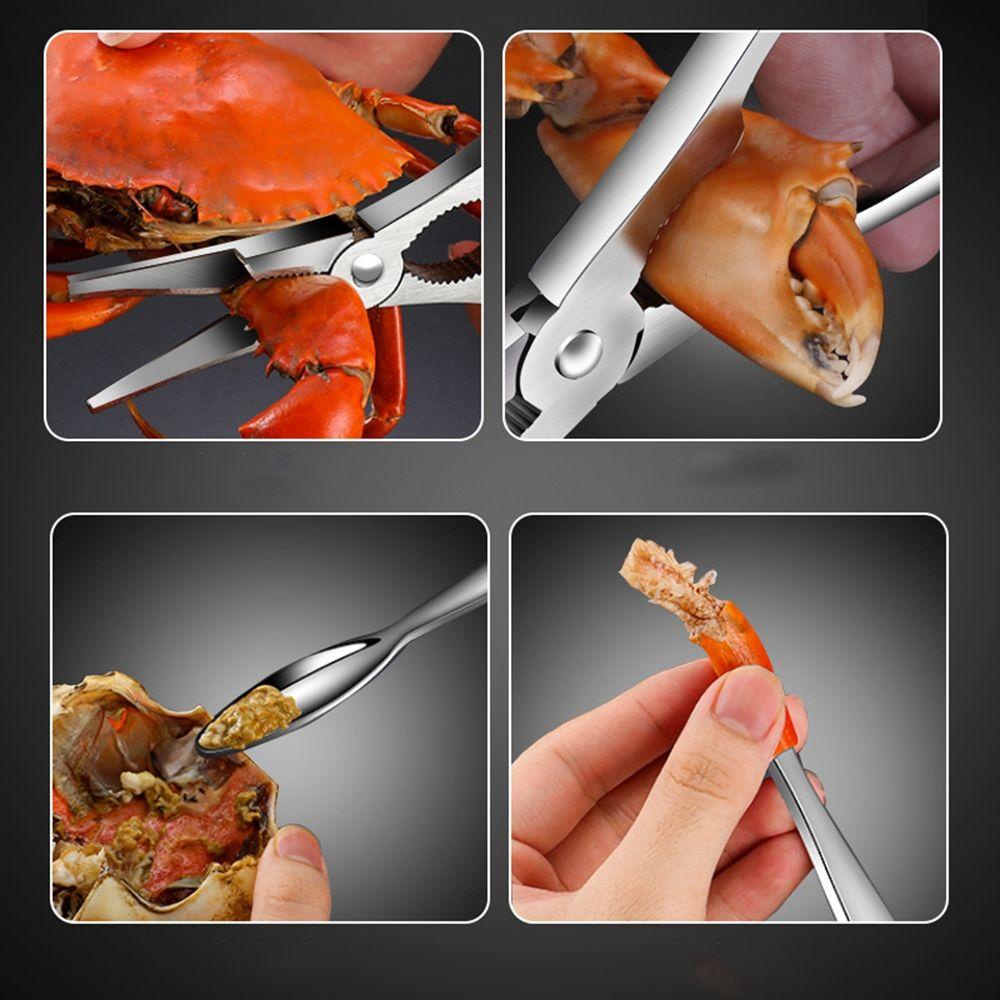 Bộ Dụng Cụ Kẹp Ăn Hải Sản Tôm Cua Tiện Lợi