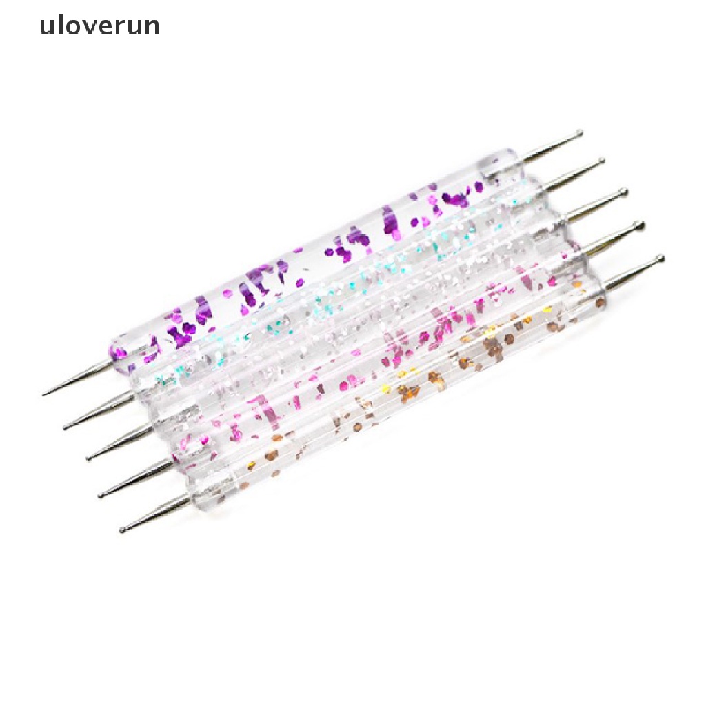 [Hàng mới về] 5 dụng cụ chấm vẽ móng 2 đầu tạo kiểu nghệ thuật