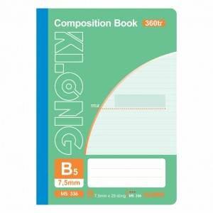Sổ may 360tr B5 composition book; MS: 336 (sỉ ib)