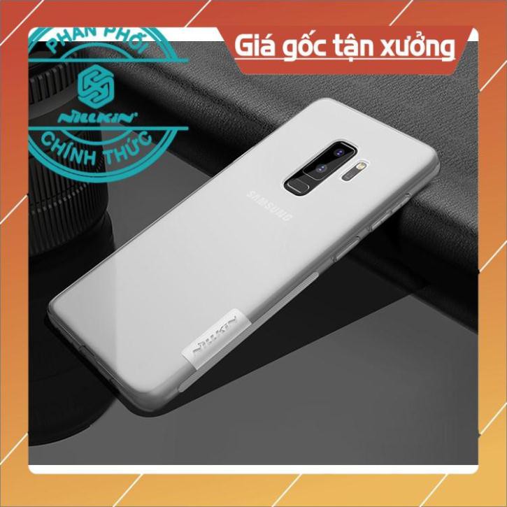 Ốp lưng Samsung Galaxy S9 Plus dẻo silicon chính hãng Nillkin chống trầy hạn chế ố vàng mỏng 0.6 mm